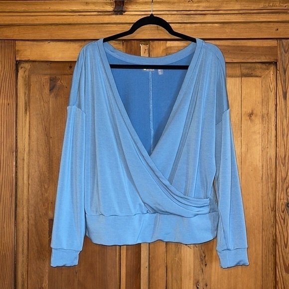 Zella Blue modal fabric Sweatshirt Sz. MD - Picture 1 of 10